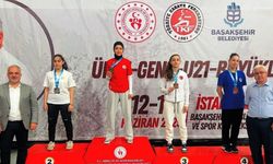 Körfezli karateci Hümeyra şampiyon oldu