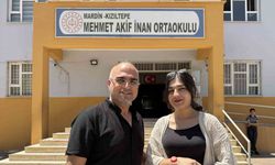 Mardin’de çiftçi baba, kızına destek için YKS sınavına kızı ile girdi