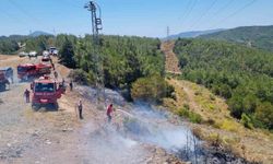Marmaris’teki orman yangını büyümeden söndürüldü