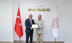 Muş Valiliği makam şoförü emekliye ayrıldı