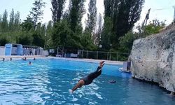 Tarihi Keşişin Havuzu serinletiyor