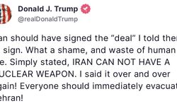 Trump: "Herkes Tahran’ı acilen tahliye etmeli"