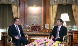 Türkiye’nin Erbil Başkonsolosu Topçu, IKBY Başkanı Barzani ile görüştü