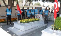 Denetimli Serbeslik Müdürlüğü personelleri 15 Temmuz’da şehitleri andı