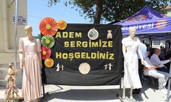 ADEM kursiyerlerinin ürünleri sergilendi