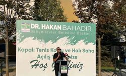 Bahçelievler Belediyesi tarafından kapalı tenis kortu ve halı saha açılışı yapıldı