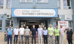 Başkan Vekili Can Aksoy’dan okullarda yapılan çalışmalara inceleme