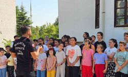 Büyükşehir belediyesi semt konakları öğrencilerine deprem ve yangın eğitimi verildi