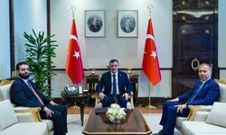 Cumhurbaşkanı Yardımcısı Yılmaz, Suriye İçişleri Bakanı Hattab’ı kabul etti