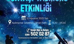 Düzce Belediyesi’nden meteor yağmuruna özel etkinlik