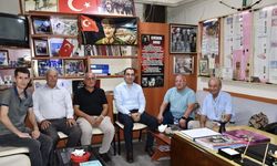 Kaymakam Özdemir’den Şehit ve Gaziler Derneği’ne ziyaret
