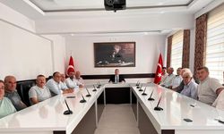 Kaymakam Ünal, muhtarlarla bir araya geldi