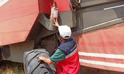 Kütahya’da hububat hasat kontrolleri devam ediyor