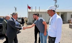 Milletvekili Tatar, Cizre-Silopi yol şantiyesinde incelemede bulundu