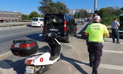 Samsun’da motosiklet hafif ticari araca çarptı: 2 yaralı