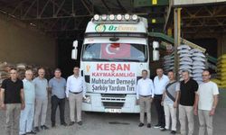 Şarköy’deki yangında zarar gören üreticilere yem yardımı