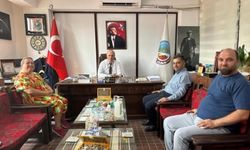 Yeni Kadastro Amiri Atasoy, Başkan Torun ile bir araya geldi