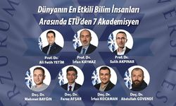 Dünyanın en etkili bilim insanları arasında ETÜ’den 7 akademisyen