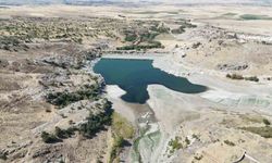 Güzelyurt Göletinde su seviyesi dörtte üç azaldı