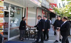 Şırnak İl Emniyet Müdürü Sazak Silopi’de vatandaşlarla bir araya geldi