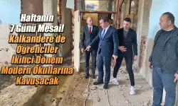 Kalkandere’de Öğrenciler İkinci Dönem Modern Okullarına Kavuşacak