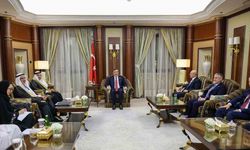 Cumhurbaşkanı Yardımcısı Yılmaz, Suudi Arabistan Yatırım Bakanı el-Falih ile bir araya geldi