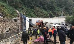 Rize’de inşaatta kalıp çöktü, 5 işçi yaralandı