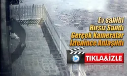 Kapıyı hırsız zorluyor sandı, gerçek güvenlik kamerası ile ortaya çıktı