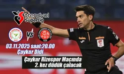 Çaykur Rizespor Fatik Karagümrük maçının hakemi açıklandı