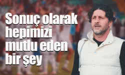 Fatih Tekke: "Sonuç olarak hepimizi mutlu eden bir şey"