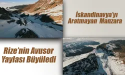 İskandinavya’yı Aratmayan Manzara: Rize’nin Avusor Yaylası Büyüledi