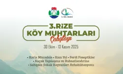 3. Rize Köy Muhtarları Çalıştayı Düzenleniyor