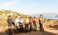128 doğasever Marmaris’in doğasında yürümek için geldi