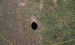 Aksaray’da pancar tarlasında obruk oluştu