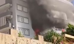 Alanya’da 5 katlı binada korkutan yangın