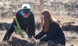 Ardahan’da Milli Ağaçlandırma Günü’nde fidanlar toprakla buluştu