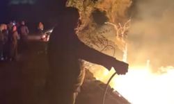 Barakayı kül eden yangın seralara ulaşmadan söndürüldü