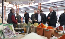 Başkan Balaban Laleli’de pazarcılarla buluştu