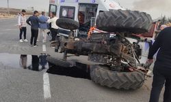 Diyarbakır’da otomobil ile traktör çarpıştı: 1 yaralı