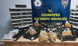 Edirne’de on binlerce kaçak makaron ele geçirildi