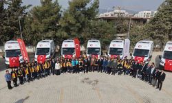 Hatay’da 12 yeni ambulans hizmete alındı