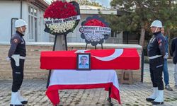 Kalbine yenik düşen polis memuru son yolculuğuna uğurlandı