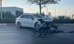 Karaman’da tırla otomobil çarpıştı: 1 yaralı