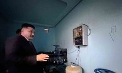 Kaymakam Acar yapımı biten su deposunda incelemelerde bulundu