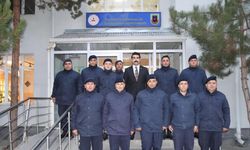 Kaymakam Eser; kolluk kuvvetlerini ziyaret etti