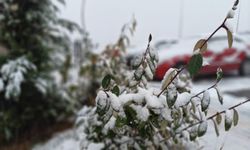 Kayseri’nin yüksek kesimlerine kar yağdı