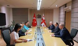 Korgeneral Kadıoğlu, Gürcistan İçişleri Bakanı Geladze ile görüştü