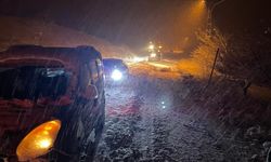Malatya’da kar yağışı ulaşımı olumsuz etkiledi