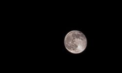 Malatya’da "şişkin ay" görsel şölen sundu