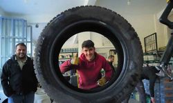 Muş’ta lastikçilerde kış lastiği yoğunluğu başladı